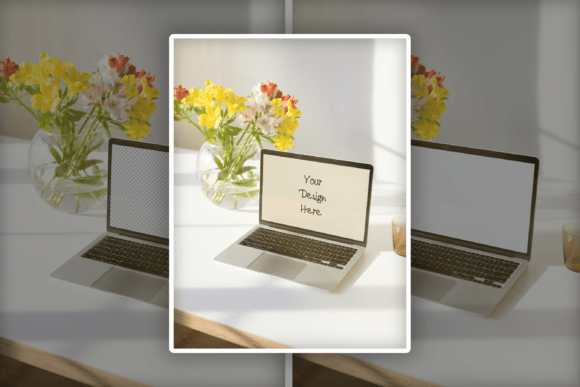 Download Laptop Screen Mock-up, Editable Mockup - Editable mockup Collection