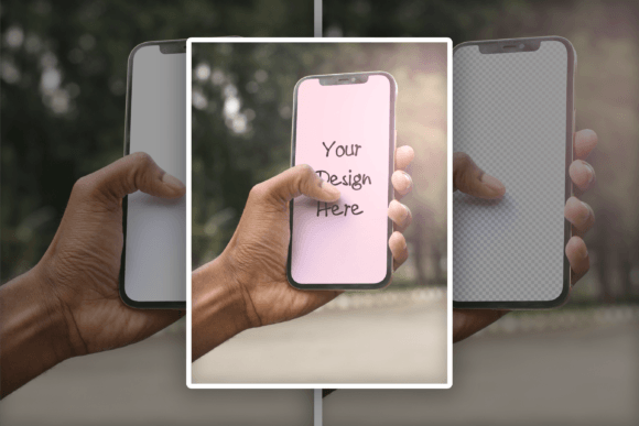 Download IPhone Screen Mock-up, Editable Mockup - Editable mockup Collection