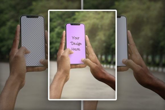 Download IPhone Screen Mock-up, Editable Mockup - Editable mockup Collection
